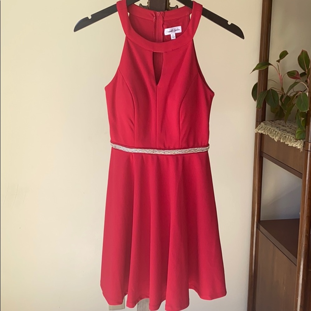 Emerald Sundae red cocktail homecoming dress